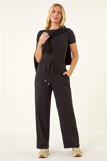 Petite Drawstring Ponte Trouser 18099708