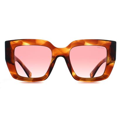 Brown Square Striped Tobacco Pink Gradient Red Mub05s