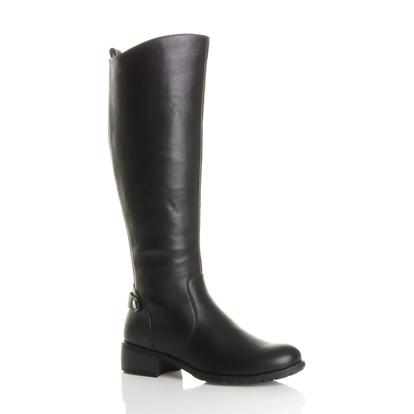 Black Calf Riding Boots