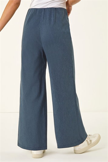 Petite Pintuck Wide Leg Stretch Trouser 18117729