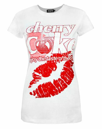 White Coca Cola Cherry Coke Taste Of By T-Shirt