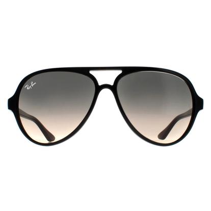 Black Aviator Black Grey Gradient Sunglasses