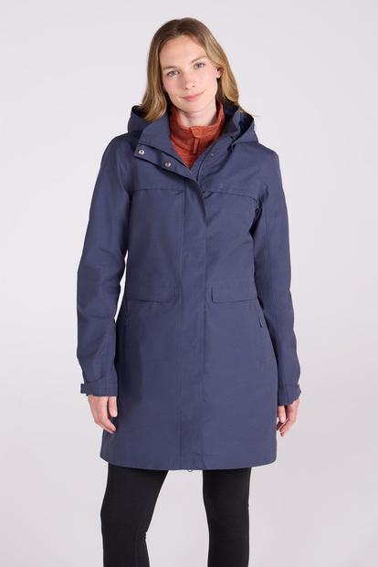 Blue Cloudburst Textured Waterproof Jacket