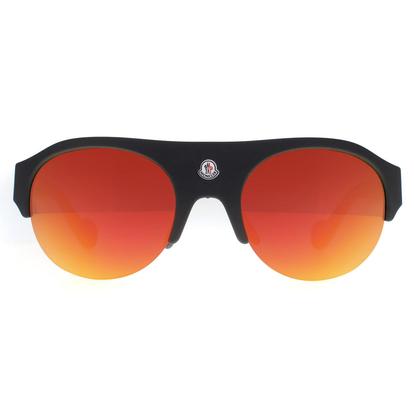 Black Semi Rimless Black Orange Mirror Ml0050