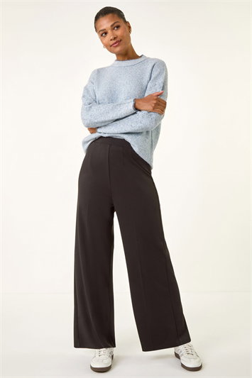 Wide Leg Ponte Stretch Trouser 18097308