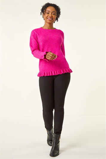 Petite Flute Hem Knit Jumper 16223172