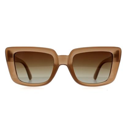 Brown Rectangle Shiny Light Brown Cream Brown Gradient Polarized Mp193