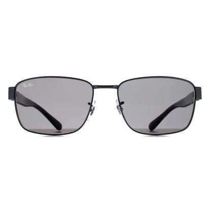 Grey Rectangle Gunmetal Havana Dark Grey Rb3750