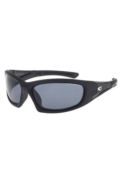 Black Unisex Samum Polarised Uv400 Sport Sunglasses With Mirror Hydrophobic Lens