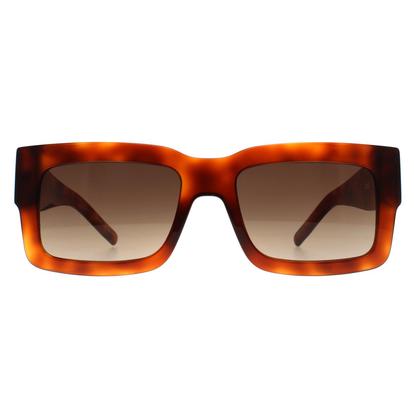 Brown Rectangle Light Havana Brown Gradient Boss 1654/S