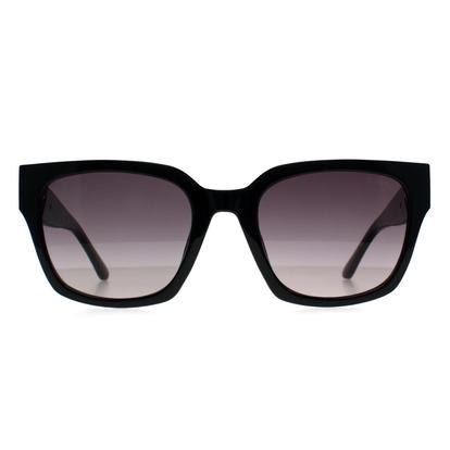Black Square Shiny Black Grey Gradient Gf6193
