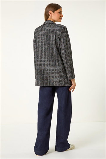 Textured Longline Blazer 15032108