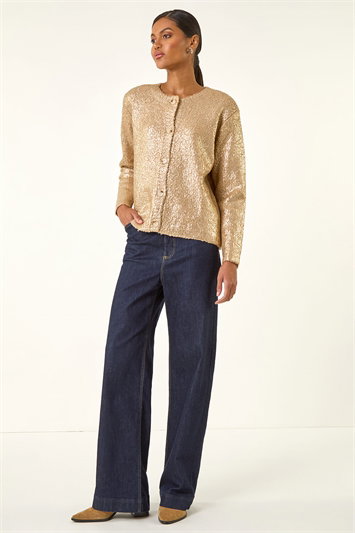 Metallic Knit Cardigan 16225933