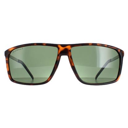 Brown Aviator Unisex Matte Black Smoke Polarized Mp8