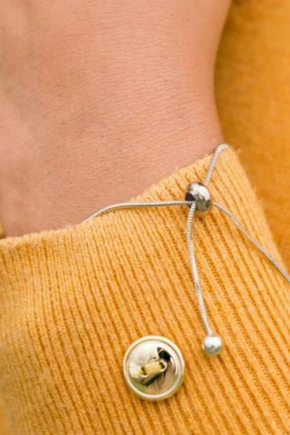 Metallic Stainless Steel Bow Knot Bracelet