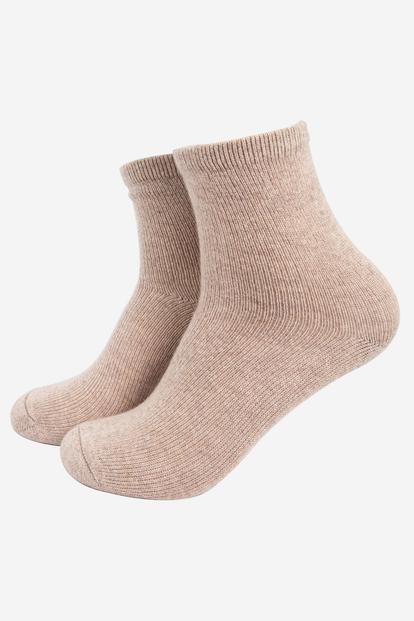 Blue Ethical Cashmere Luxury Ankle Socks
