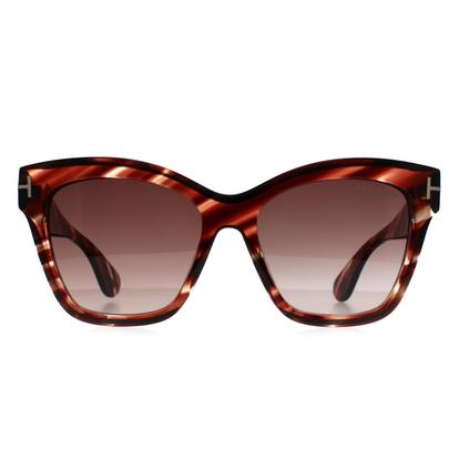 Red Butterfly Coloured Havana Bordeaux Gradient Elvira Ft1217