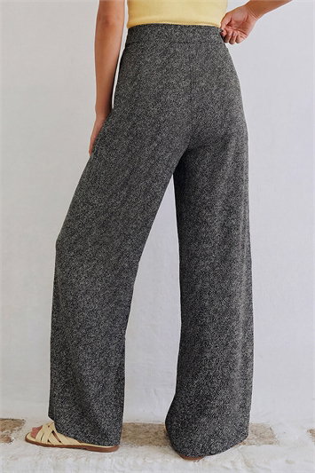 Spot Print Wide Leg Trouser 18077008