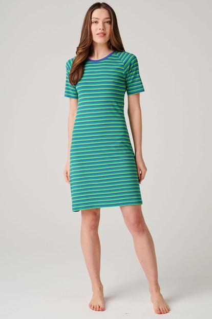 Green "Sunny St Ives" Bamboo Nightdress
