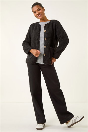 Fleece Front Pocket Jacket 15050208