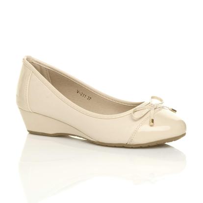 Low Mid Wedge Heel Comfort Court Shoes M000033658
