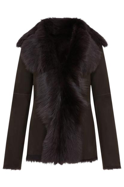 Black Sheep Toscana Shearling Leather Jacket