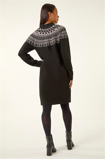 Petite Fairisle Knit Dress 14812408