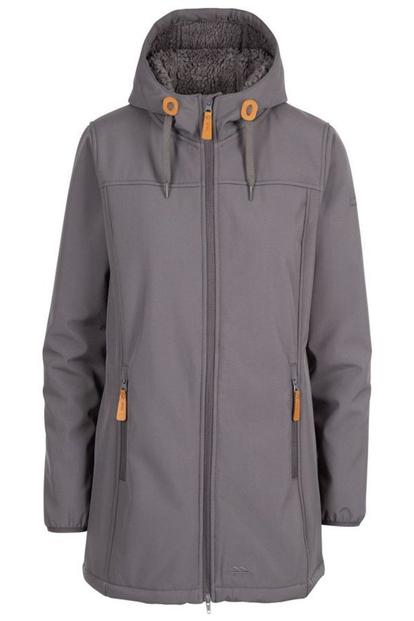 Black Kristen Long Hooded Waterproof Jacket