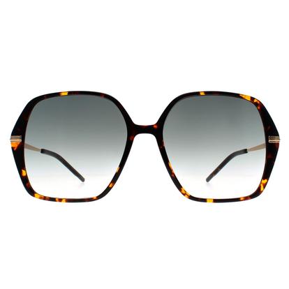 Brown Square Havana Gold Grey Gradient Boss 1660/S