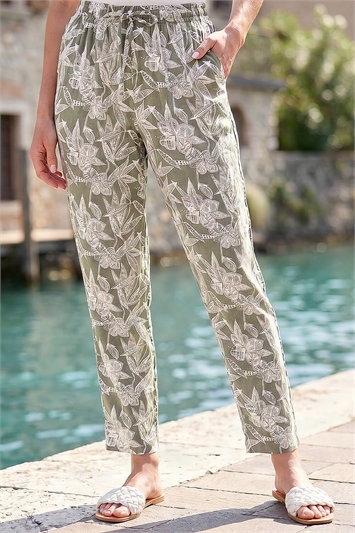 Classic Floral Print Trouser 18138640