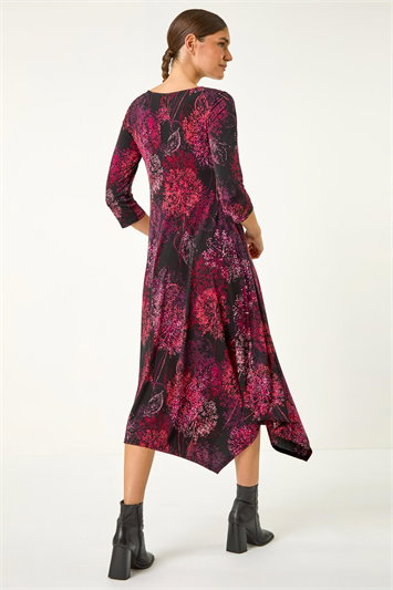 Foliage Hanky Hem Midi Dress 14444795