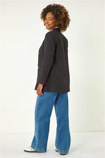 Cotton Double Breasted Collar Jacket 15026308