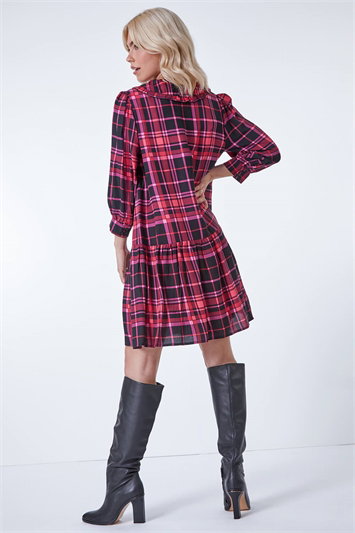 Checked Tunic Mini Dress 14196472