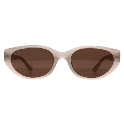 Cream Oval Polished Opal Beige Dark Brown Rb4457d Bio Based