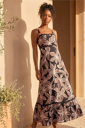 Floral Ric Rac Maxi Dress 14914457