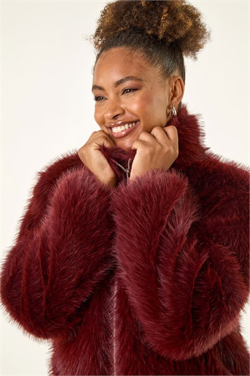 Faux Fur Relaxed Jacket 12039015