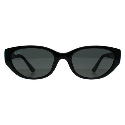 Black Oval Polished Black Dark Grey Rb4457d Bio Based