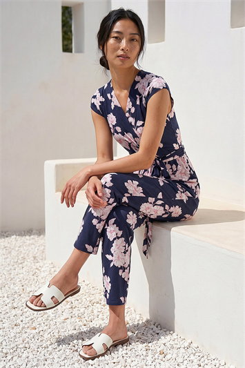 Petite Floral Jumpsuit 14953660