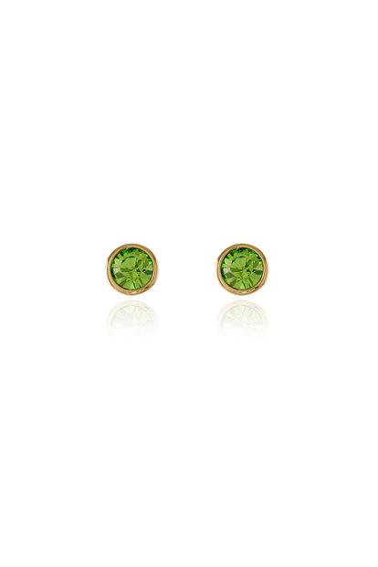 Green Cachet London Thisbe Gold Peridot Earrings