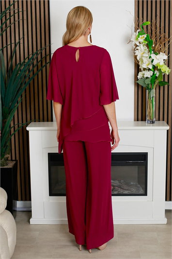 Julianna Chiffon Layer Asymmetric Top g9276win