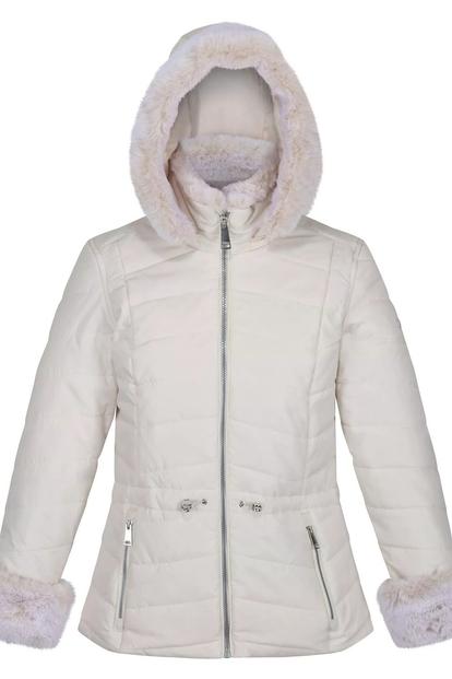 Purple Willabella Faux Fur Trim Jacket