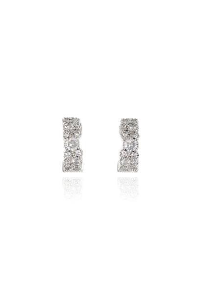 Metallic Cachet London Halia 15Mm Silver Earrings