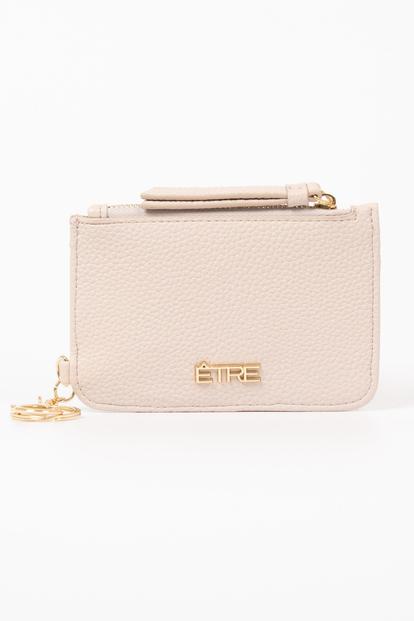 Pink Faux Leather Card Holder Wallet