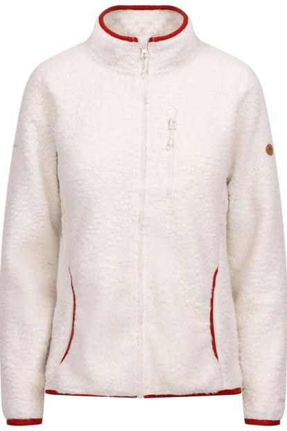 White Tourley Full Zip Fleece Jacket