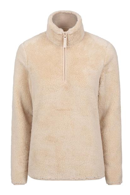 Teddy Fleece Quarter Zip Fleece Top M000098891