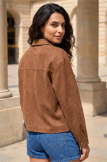 Faux Suede Tassel Jacket 15056919