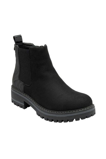 Black Prescott Suede Chelsea Boots