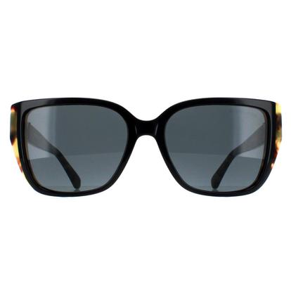 Black Rectangle Bi Layer Black Amber Tortoise Dark Grey Mk2199 Acadia