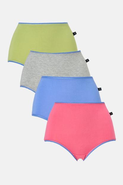 Pack of Four "Fresh Pastels" Bamboo Full Briefs M000026533