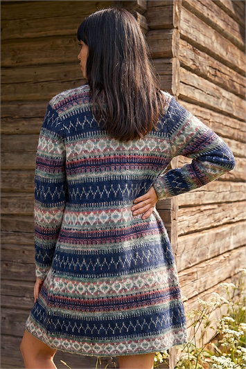 Petite Aztec Longline Cardigan 16349960